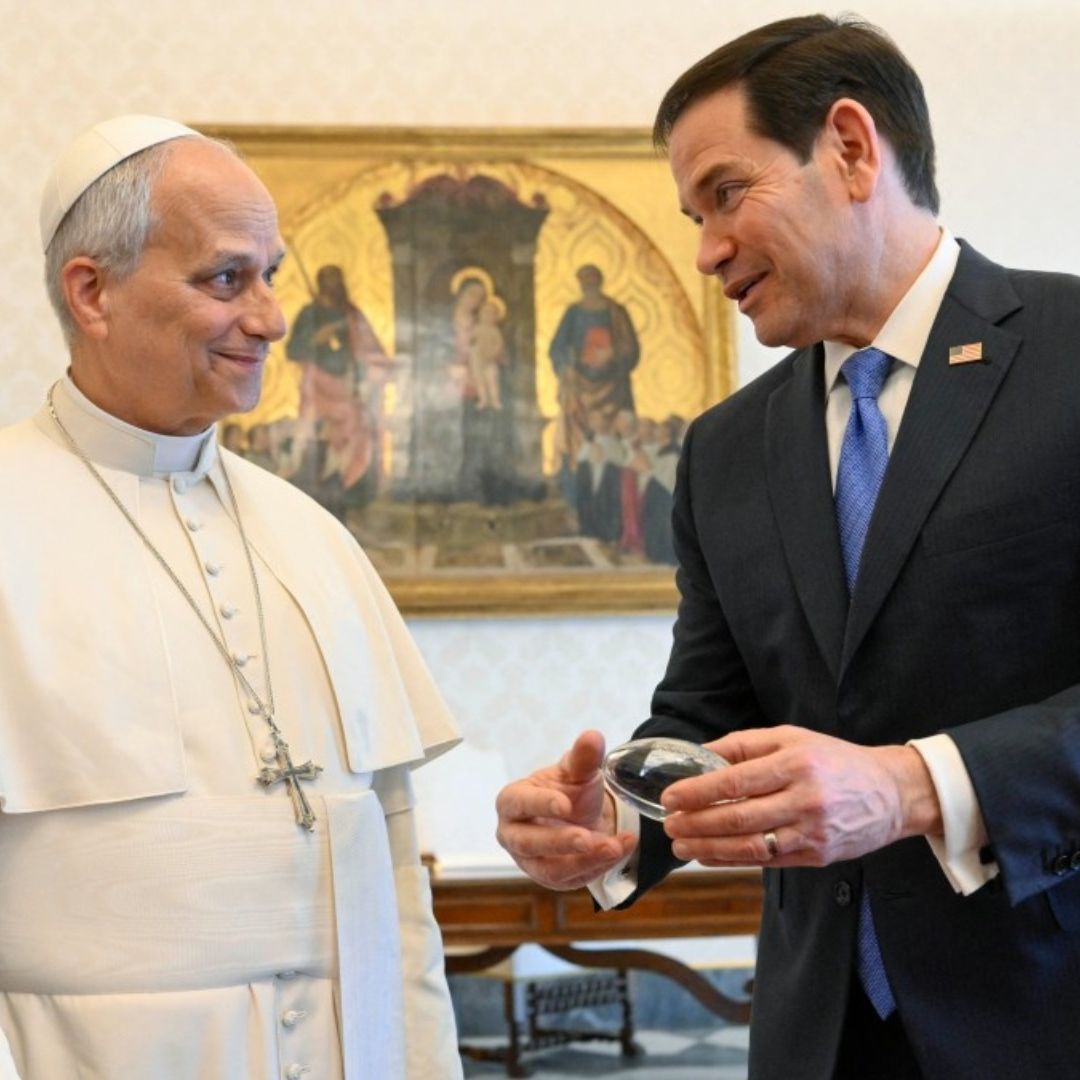 Papa León XIV y Marco Rubio Se Reúnen en El Vaticano para Hablar de Cuba.