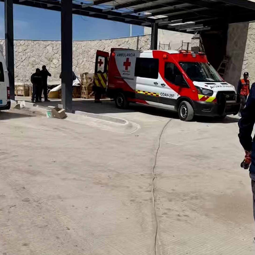 Trabajador Resulta Lesionado al Caer de Andamio en Torreón; No Portaba Equipo de Seguridad