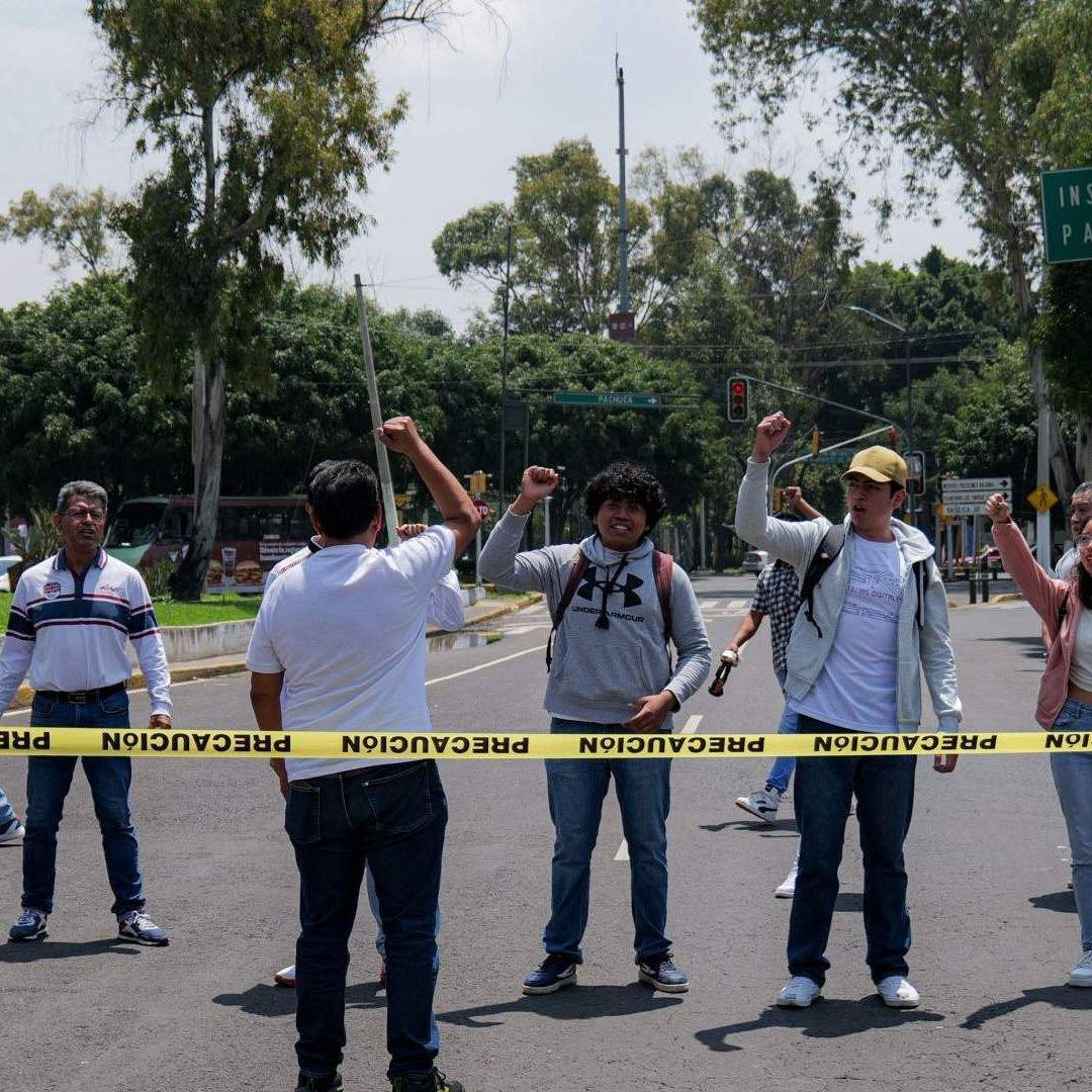 protesta de estudiantes del IPN