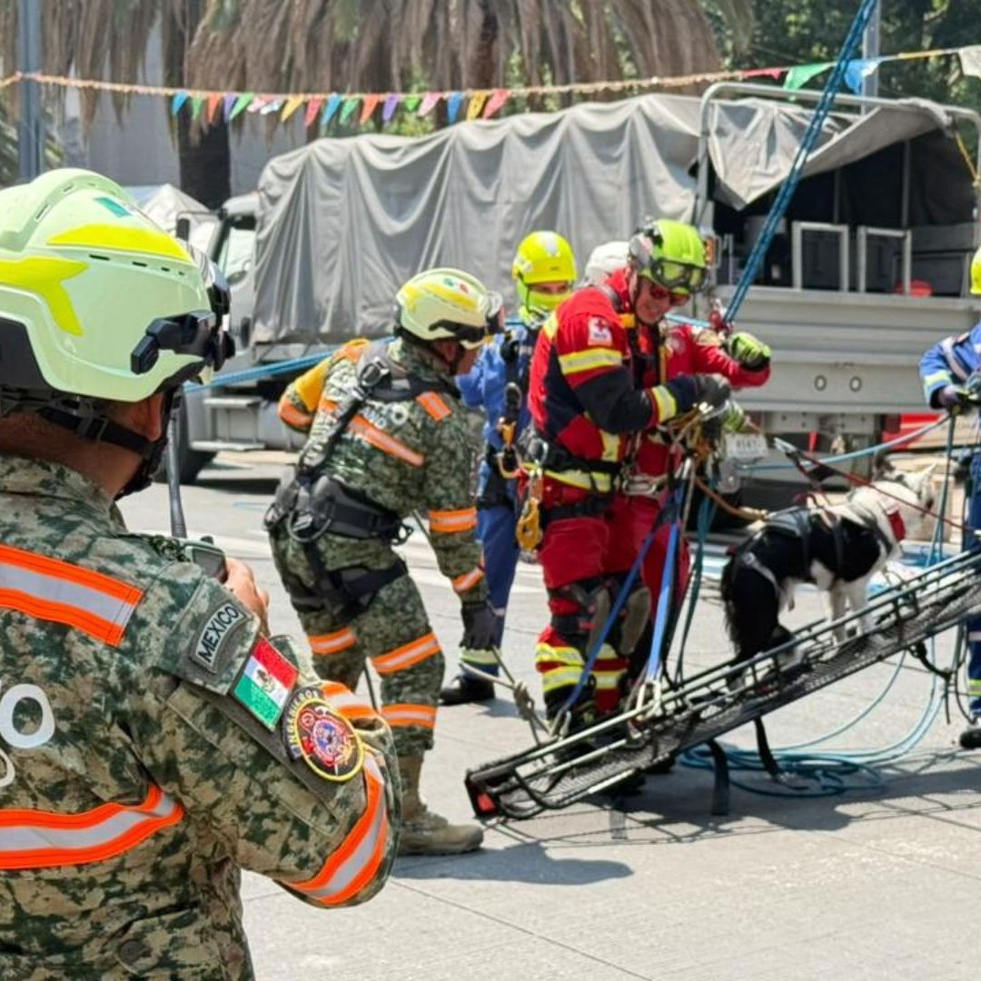 En CDMX, se llevó a cabo el Primer Simulacro Nacional 2026. Foto: N+