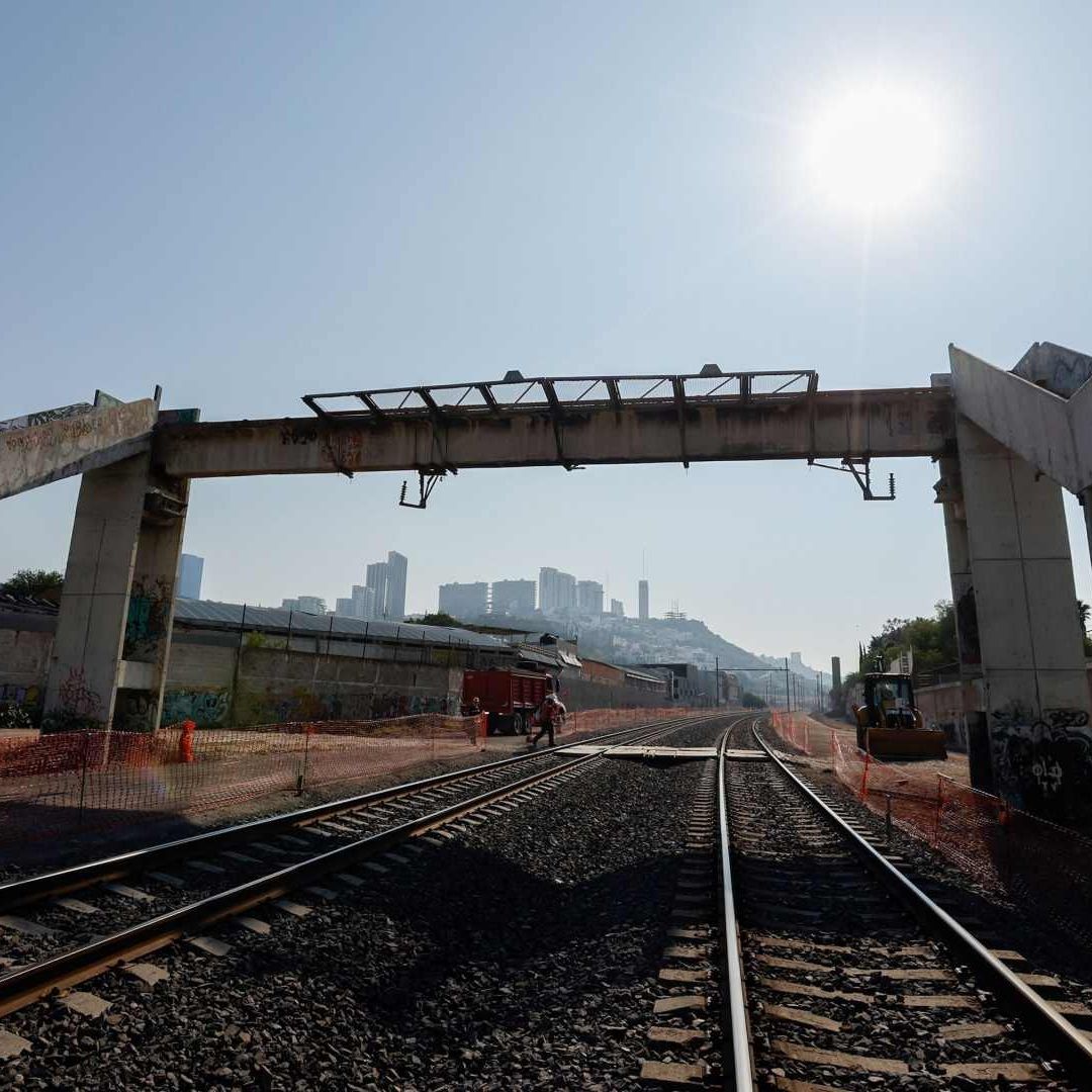 Obra federal del Tren México-Querétaro en abril 2026. Foto: Cuartoscuro | Archivo