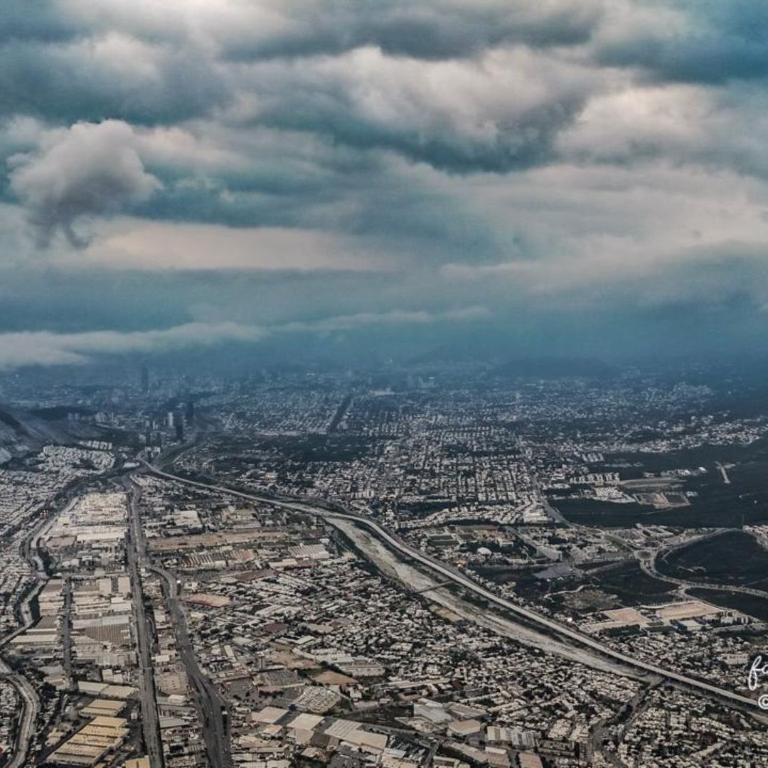 Cielo nublado en Monterrey, Nuevo León