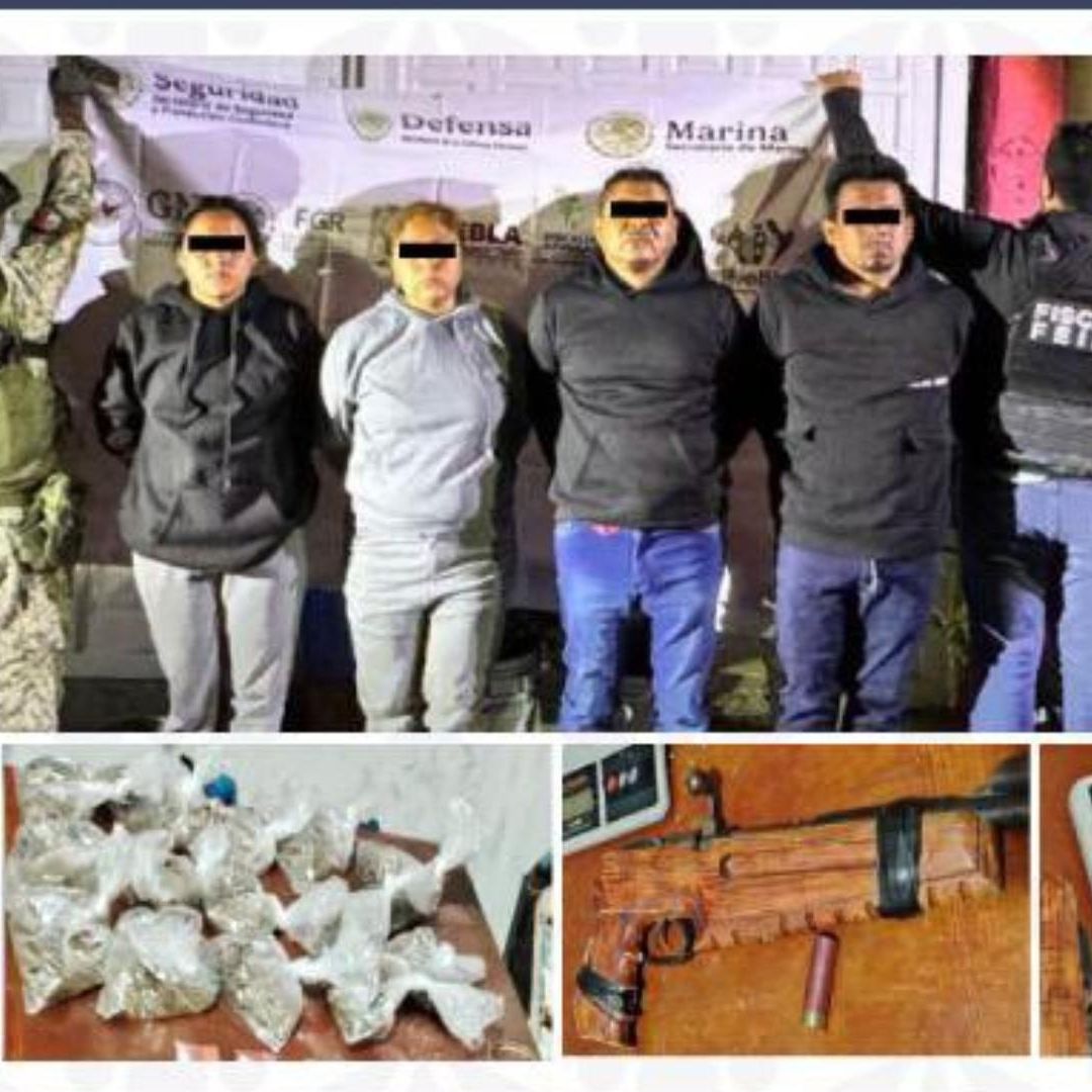 Cuatro Detenidos Los Caica en Casa de Seguridad Generadores de Violencia Atencingo Chietla Puebla