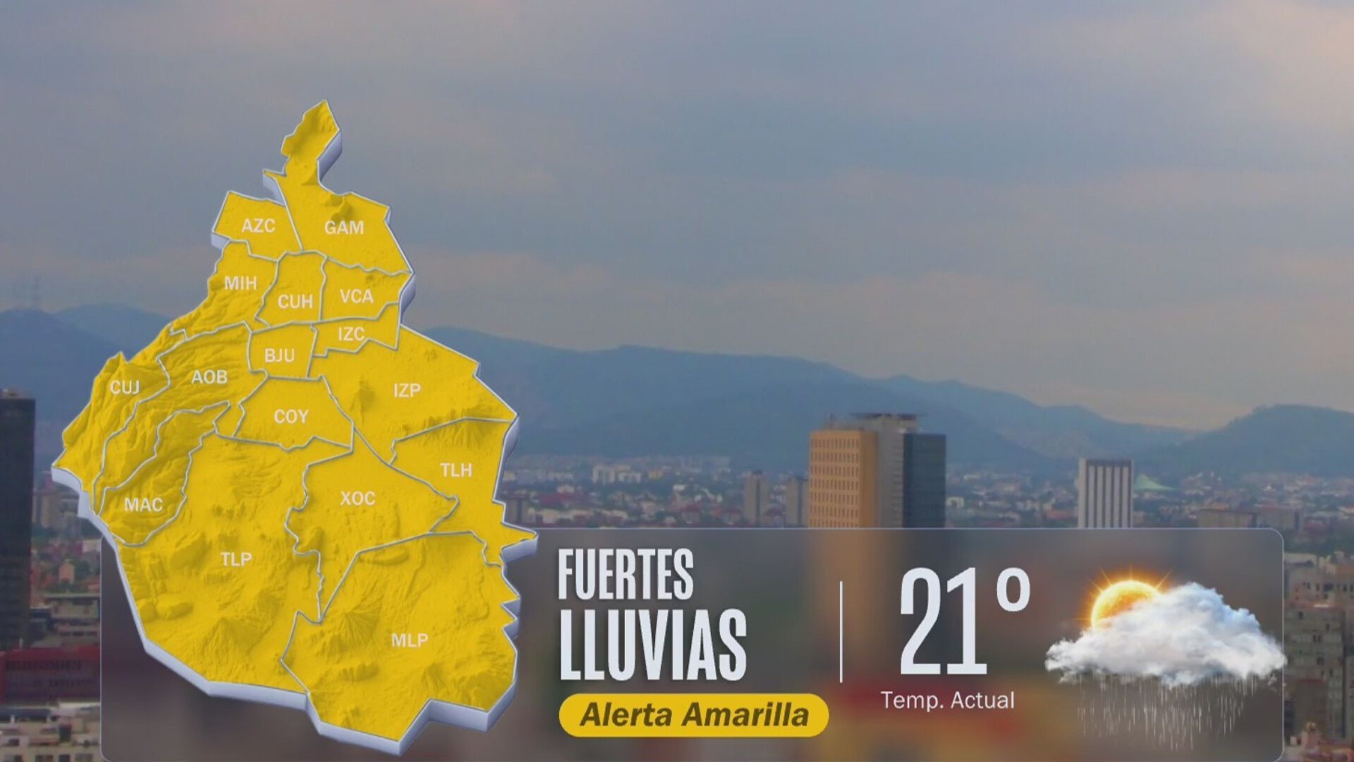 Activan Alerta Amarilla por Lluvias y Granizo en Ciudad de México Hoy ...