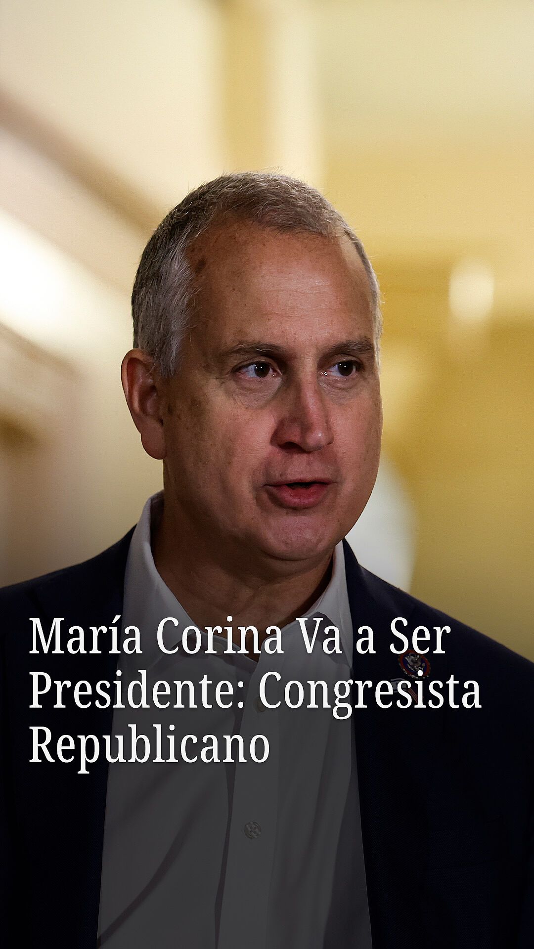 María Corina va a Ser Presidente: Congresista Republicano