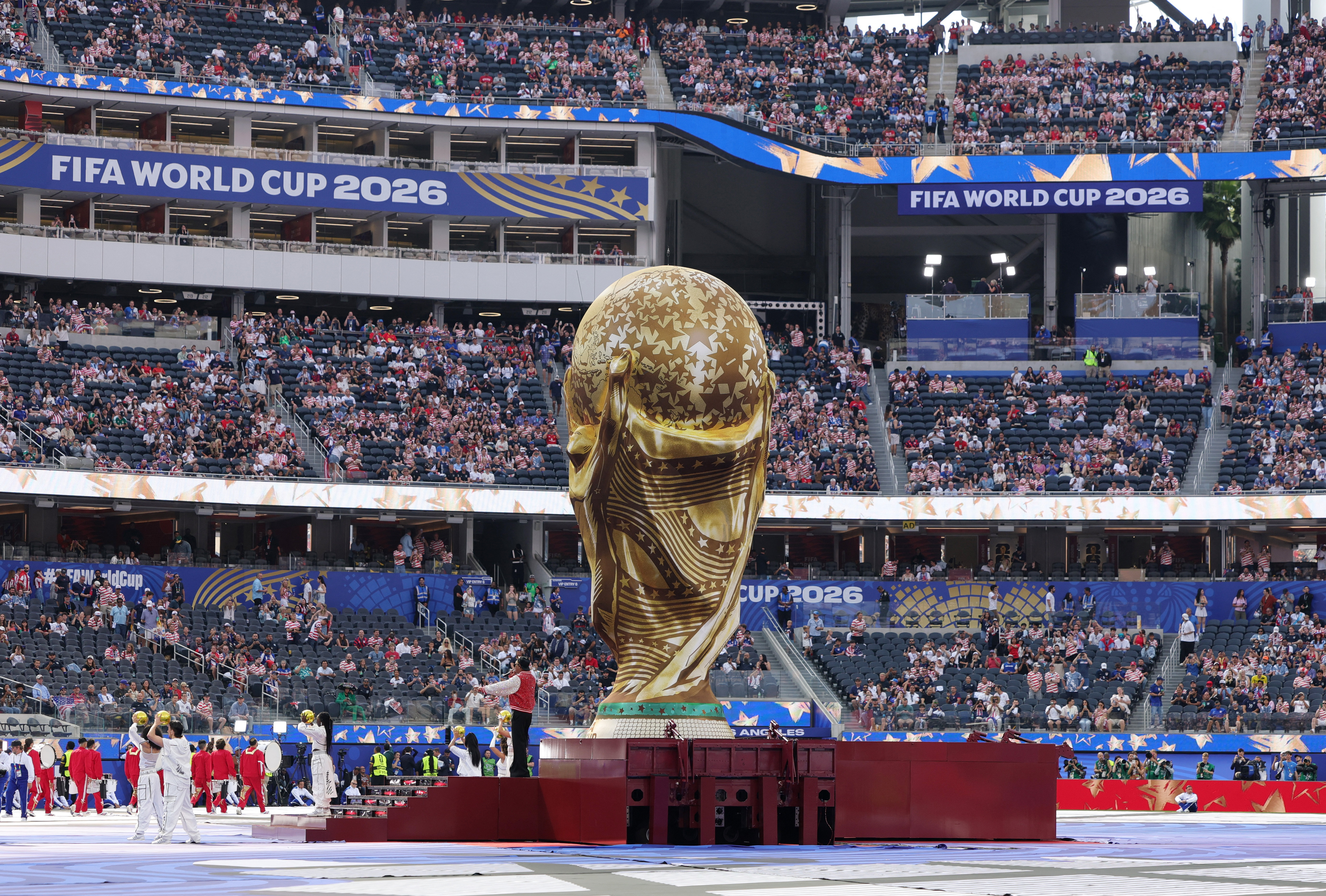 Inauguración del Mundial 2026 en EUA. Foto: Reuters