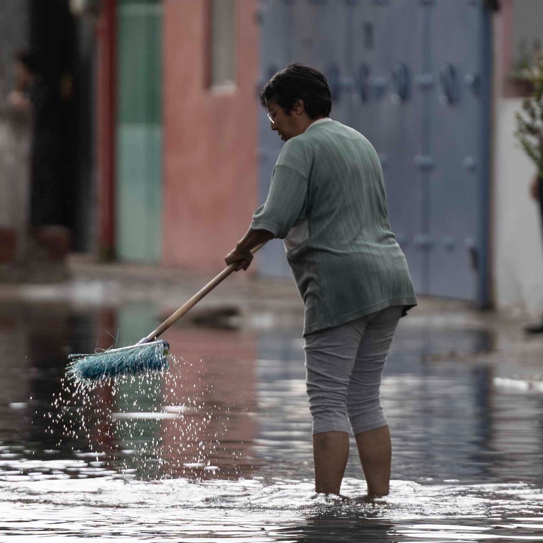 Fuertes lluvias e inundaciones.