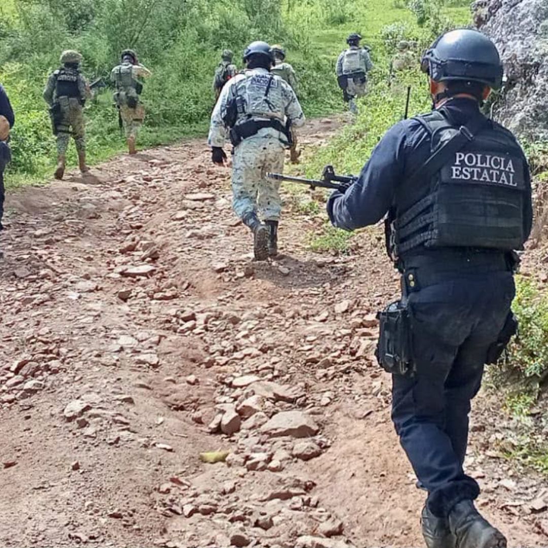 Autoridades realizan la búsqueda de las ocho personas reportadas como desaparecidas