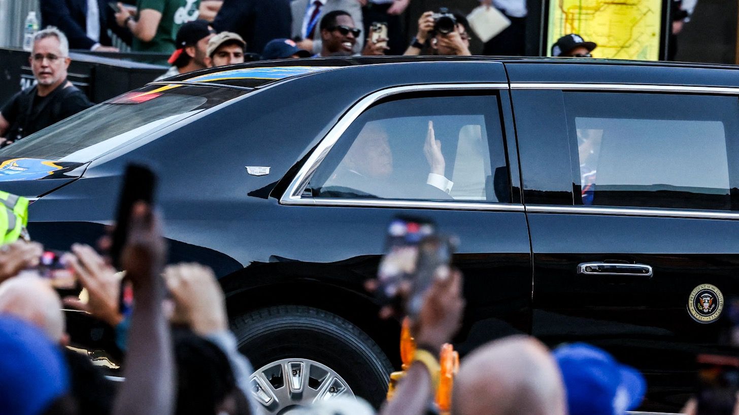 Donald Trump llega al Madison Square Garden