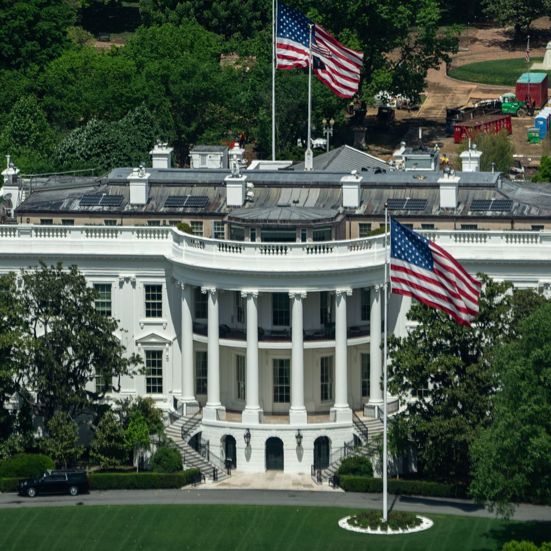 La Casa Blanca en Washington el 20 de abril del 2026. Foto: AP foto/Julia Demaree Nikhinson
