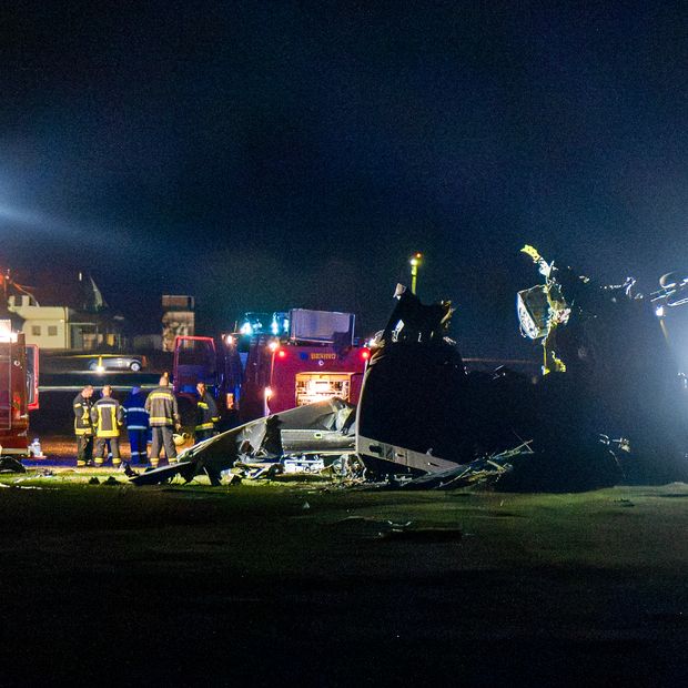 El lugar donde se estrelló el helicóptero en Brcko, Bosnia, el 29 de octubre del 2026. Foto: AP