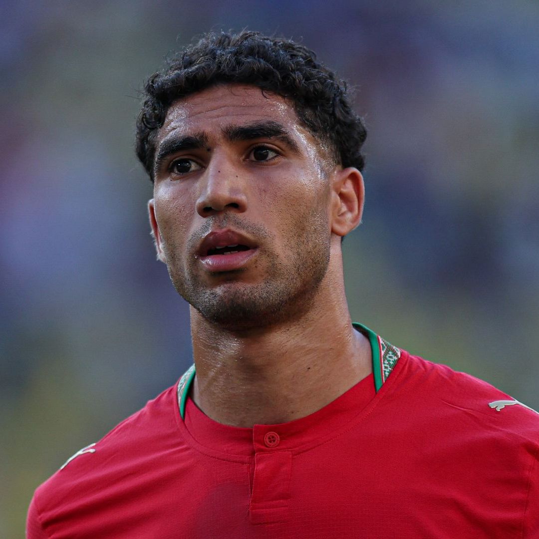 El defensa marroquí Achraf Hakimi durante partido del Grupo C del Mundial 2026. Foto: Vincent Carchietta-Imagn Images vía REUTERS
