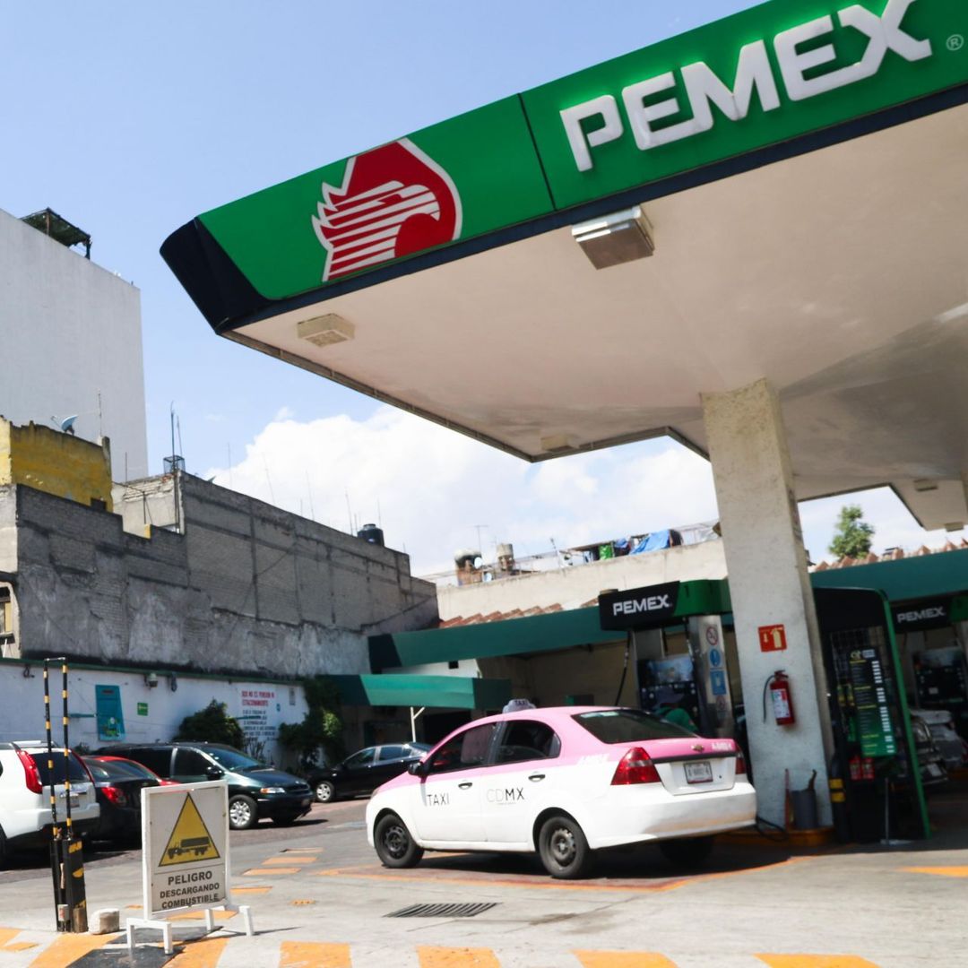 Estación de servicio de la marca Pemex. Foto: Cuartoscuro/Archivo