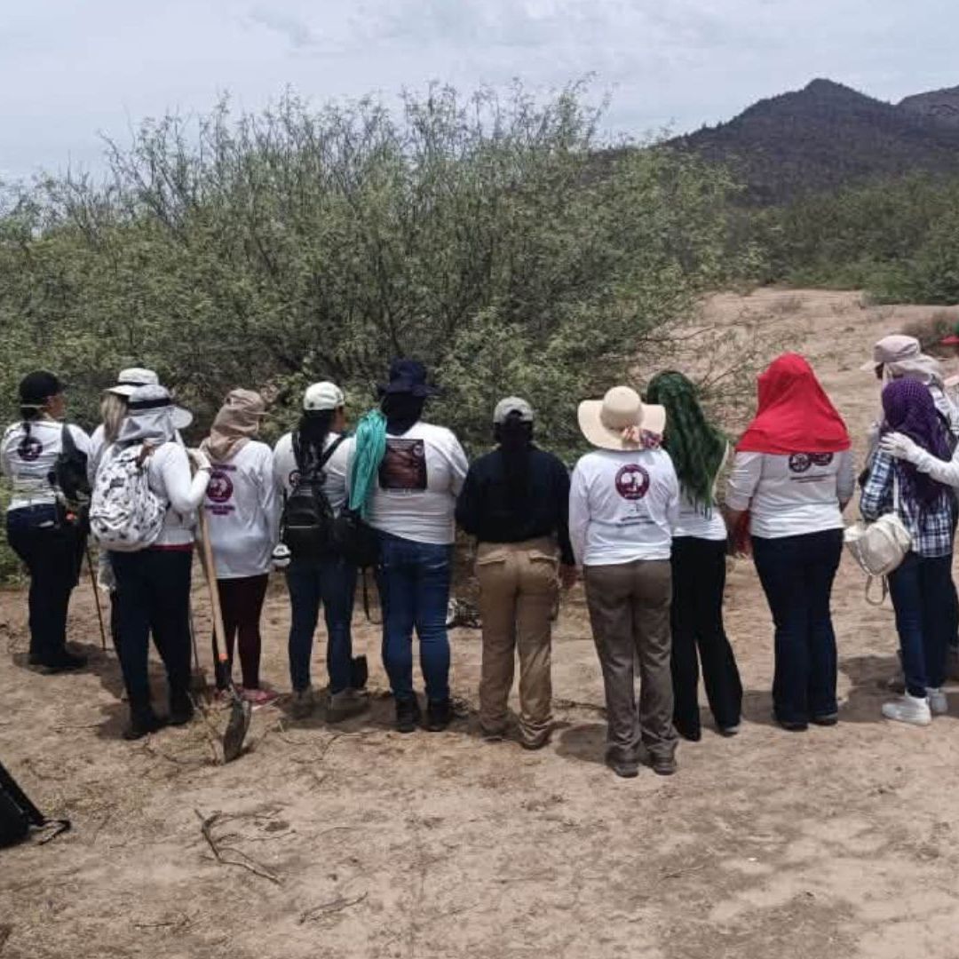 Colectivo de Jóvenes Buscadores Localiza Osamenta en El Choyudo en Hermosillo