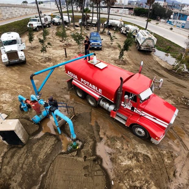 CESPE Activa Abastecimiento de Agua en Pipas por Fallas en Desalinizadora de Ensenada