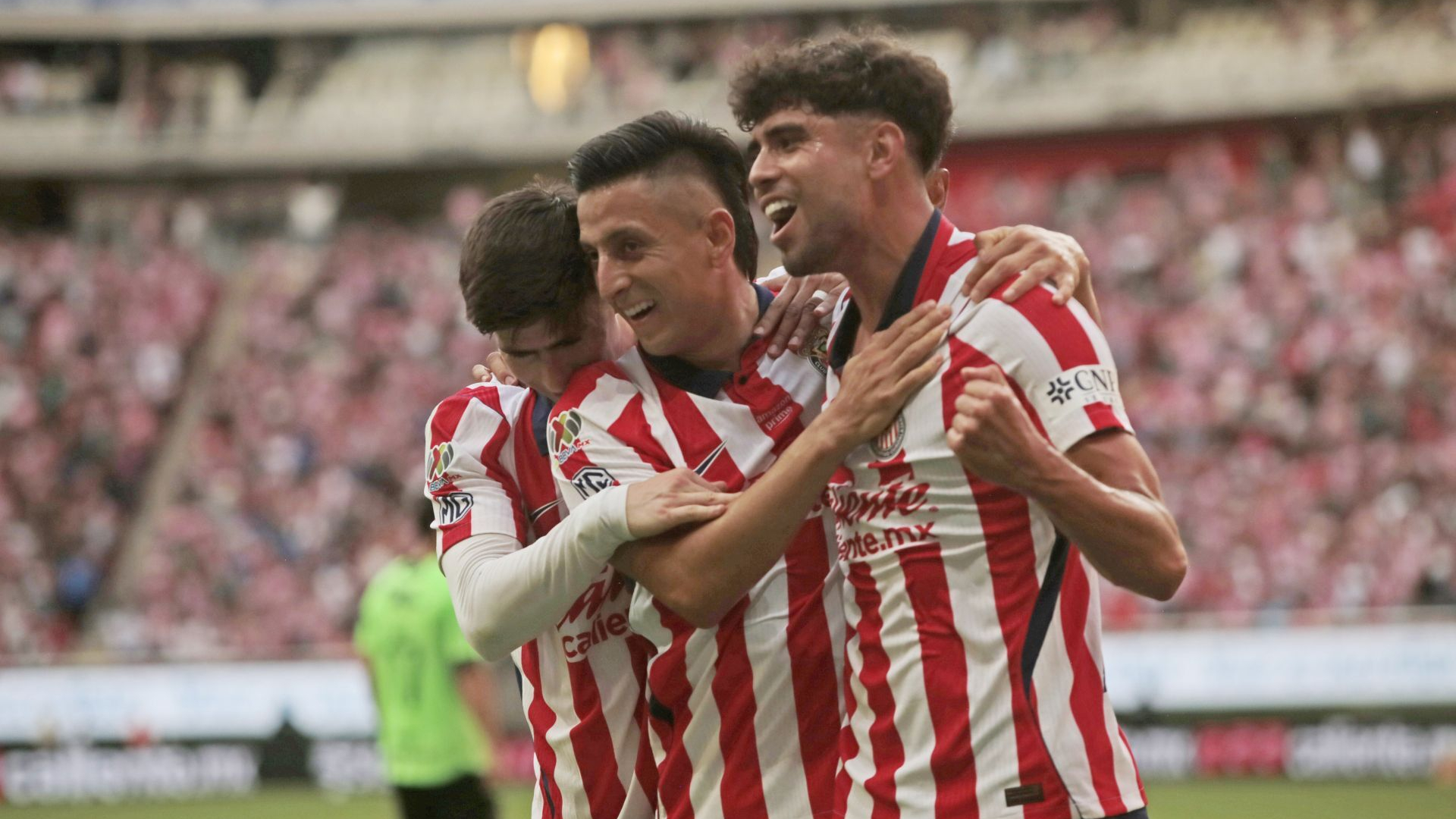 Jugadores de las Chivas del Guadalajara.