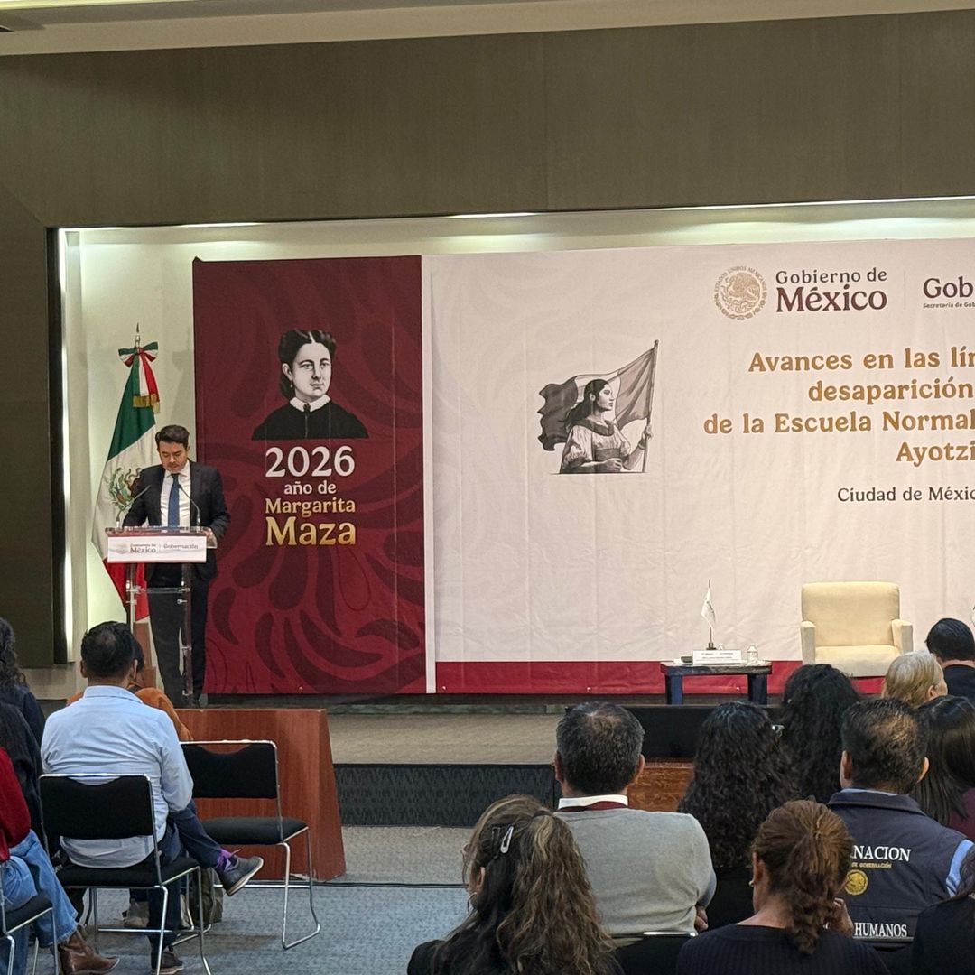 Conferencia de nuevos avances del caso Ayotzinapa