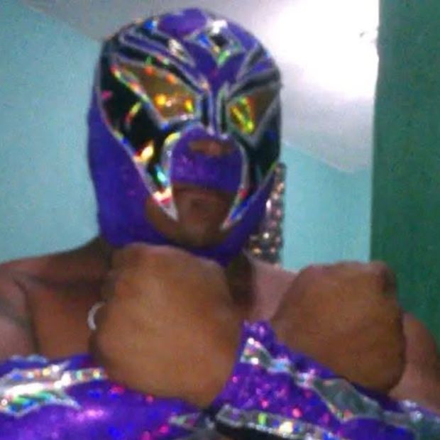 El luchador Darkness. Foto: Redes sociales