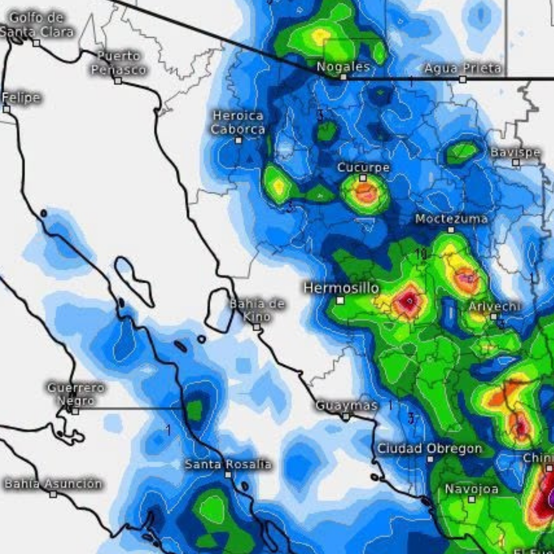 Protección Civil Evalúa Daños por Lluvias el Sur de Sonora