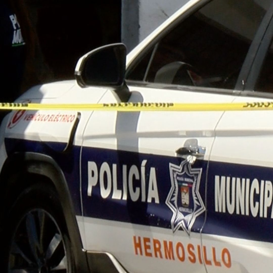 Sujeto Detenido por Presuntamente Agredir a un Elemento de la Policía en Hermosillo, Sonora