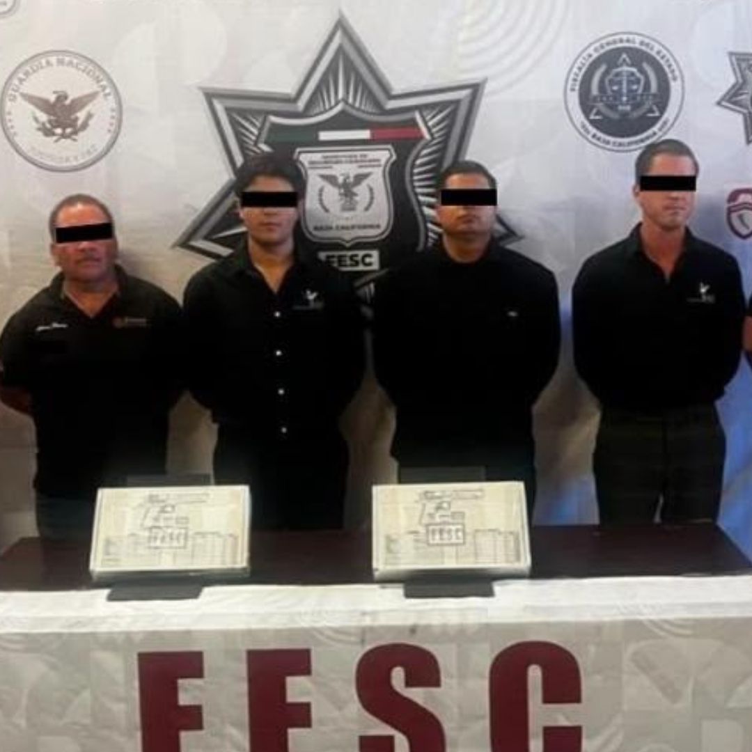 Detienen a Cuatro Falsos Escoltas Armados en el Libramiento Sur en Tijuana