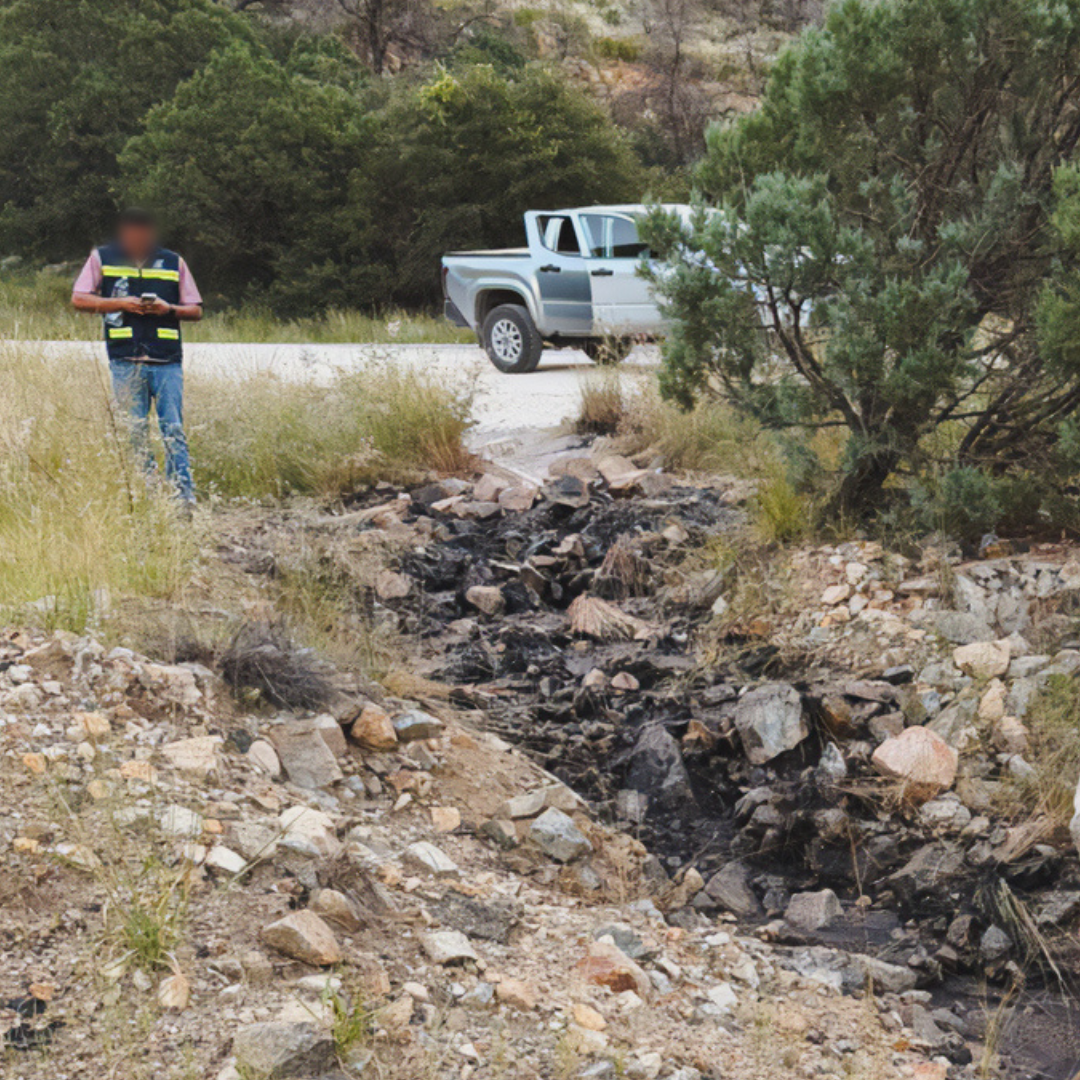Evalúan Derrame de Ácido Sulfúrico en Carretera Ímuris-Cananea en Sonora