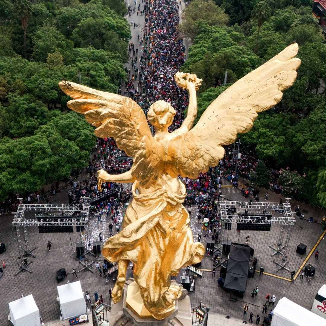 Ángel de la Independencia en Reforma. Qué Evento Hay en Reforma este sábado 13 de junio 2026
