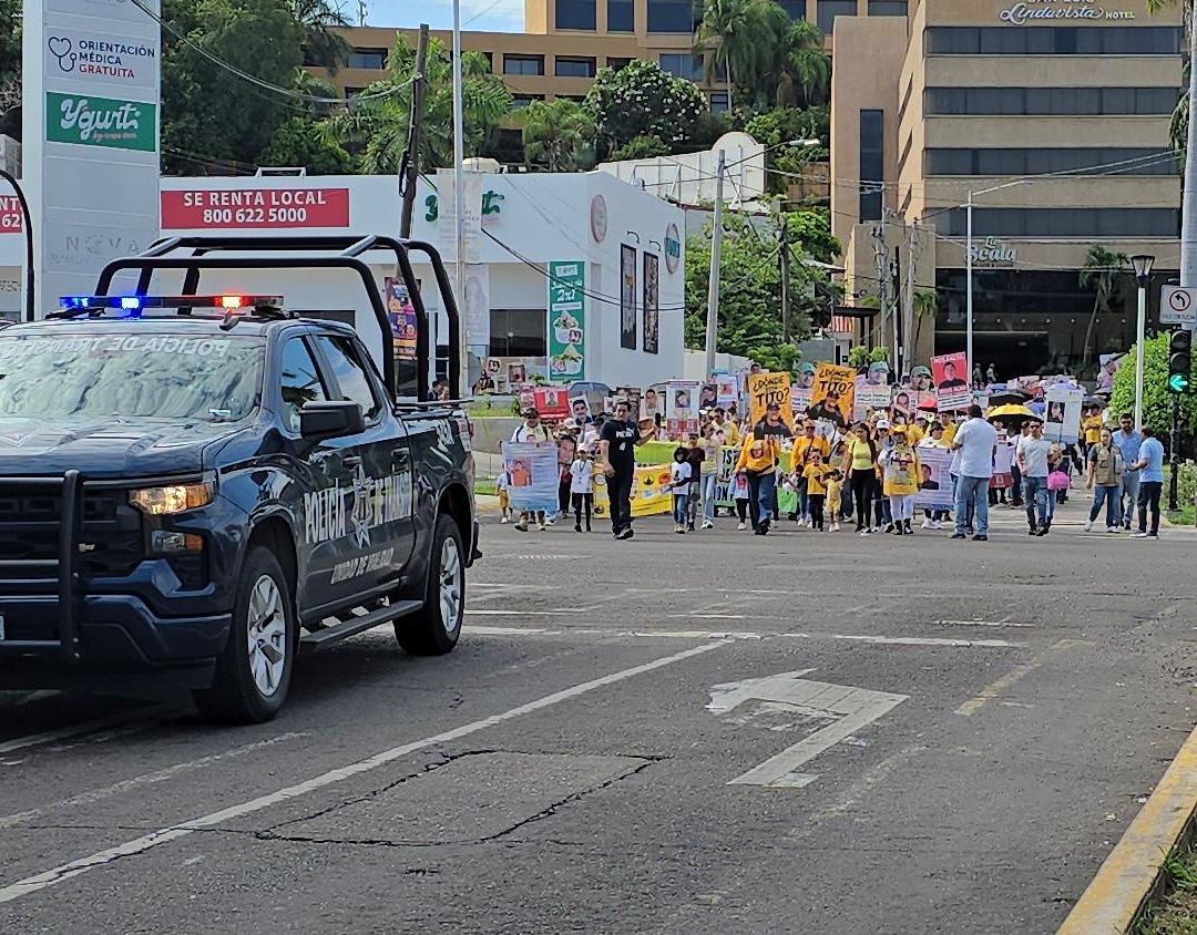 Familiares de Personas Desaparecidas Marchan en Culiacán, Sinaloa