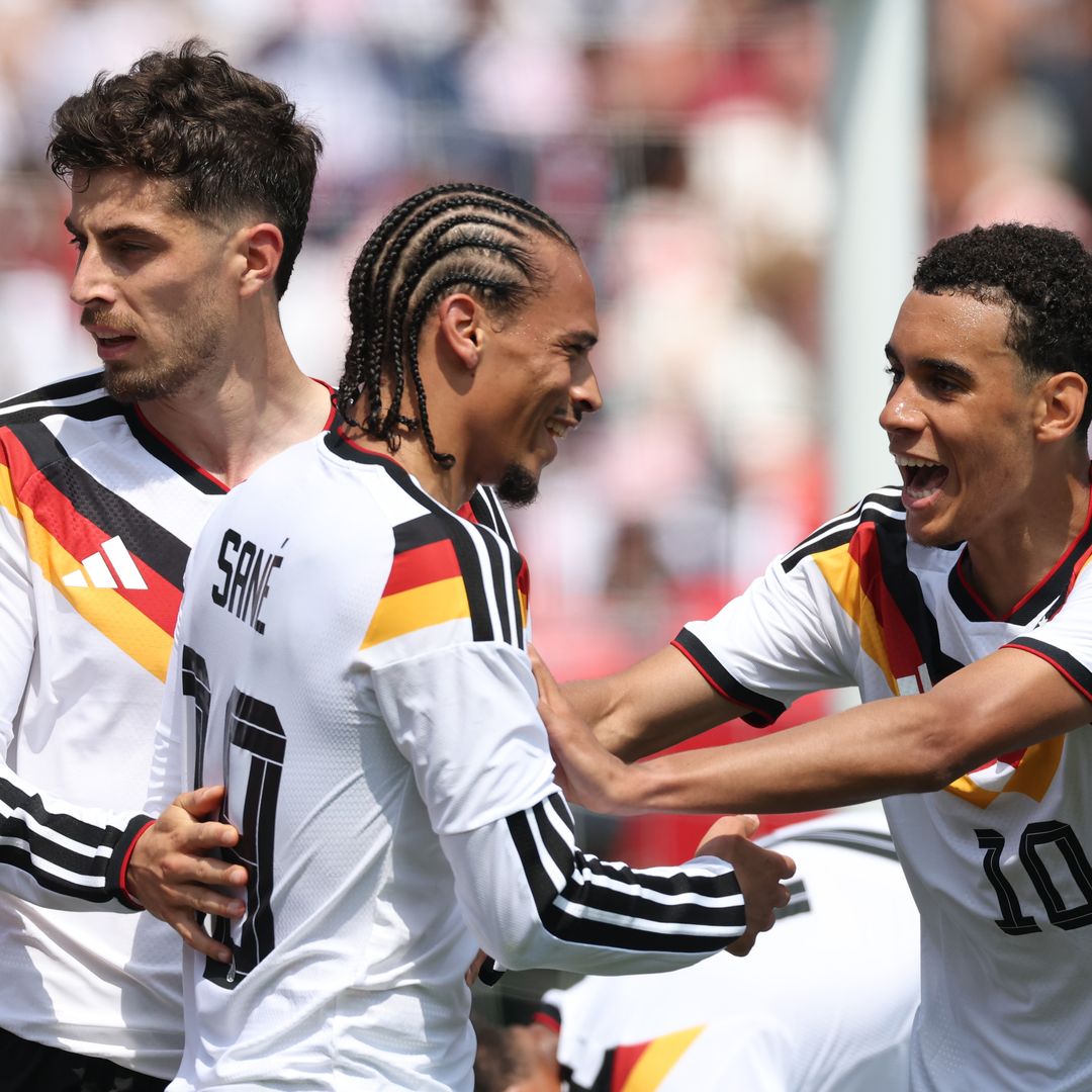 Elementos de la Selección Alemania en Partido Previo al Juego con Curazao