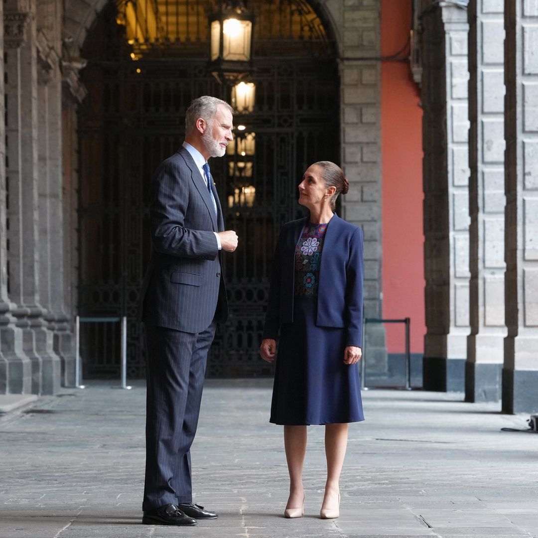 La presidenta Sheinbaum y el rey de España. Foto: Presidencia
