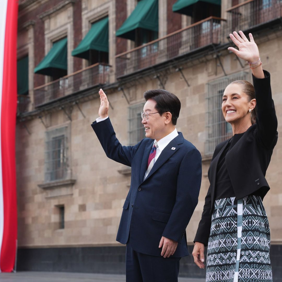 Lee Jae-myung y Claudia Sheinbaum, presidentes de Corea del Sur y México, respectivamente.