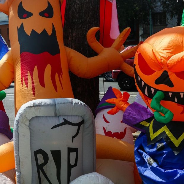 Inflables con temática de Halloween 2026. Inspírate con ideas para crear un 'calendario de adviento' de Halloween.