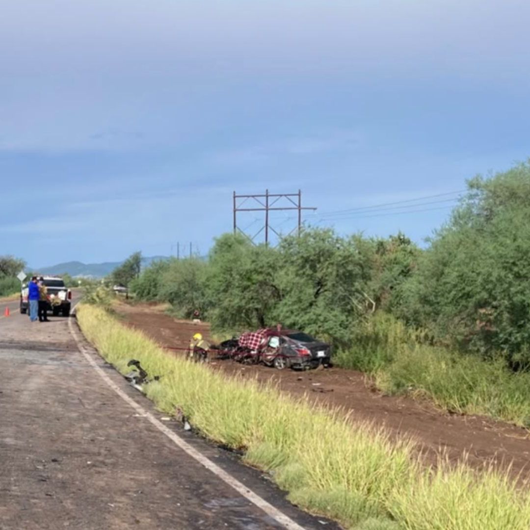 Hombre muere en accidente en la carretera Hermosillo - Ures.