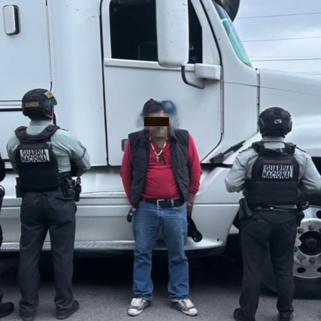 El conductor fue detenido.