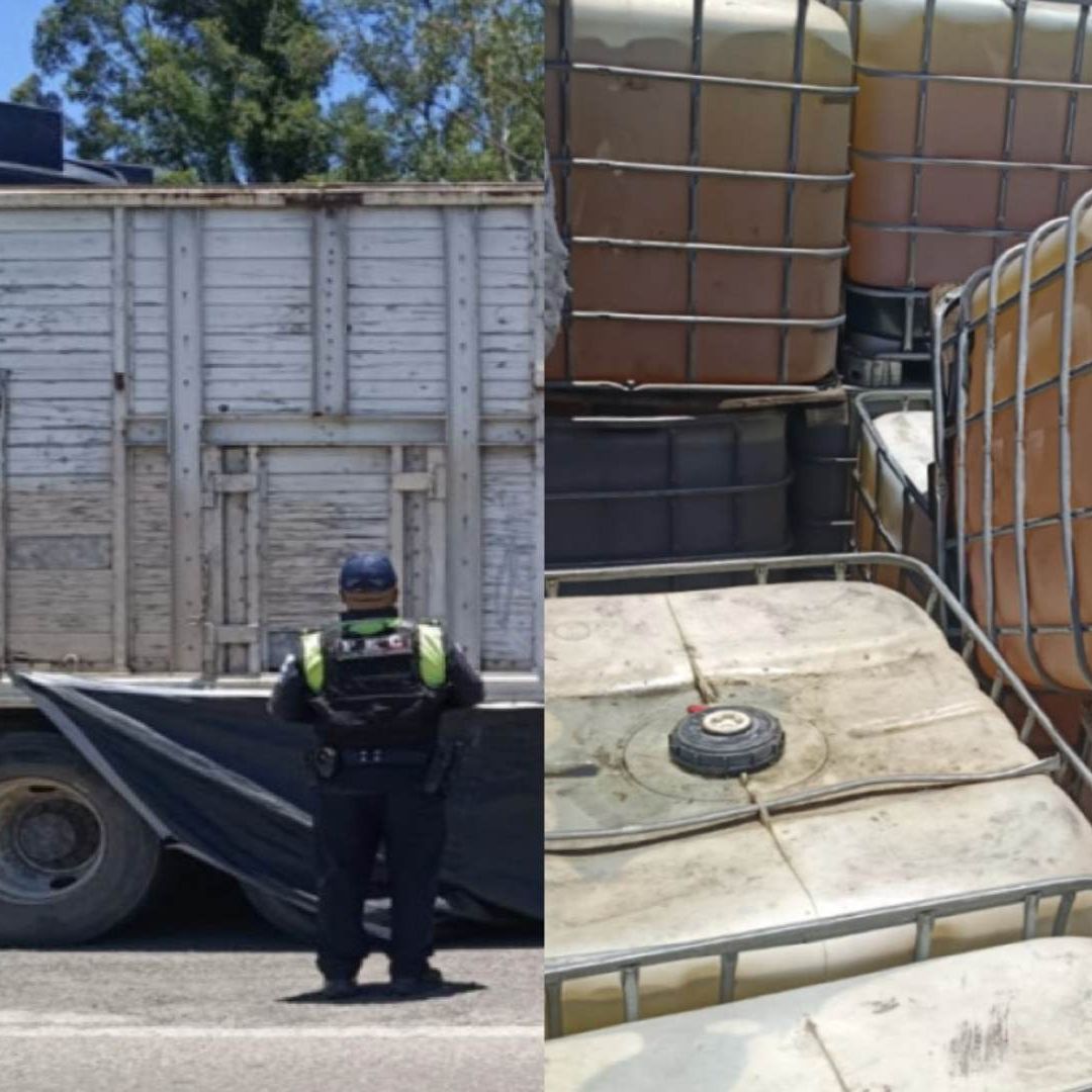 El combustible fue asegurado por las autoridades.