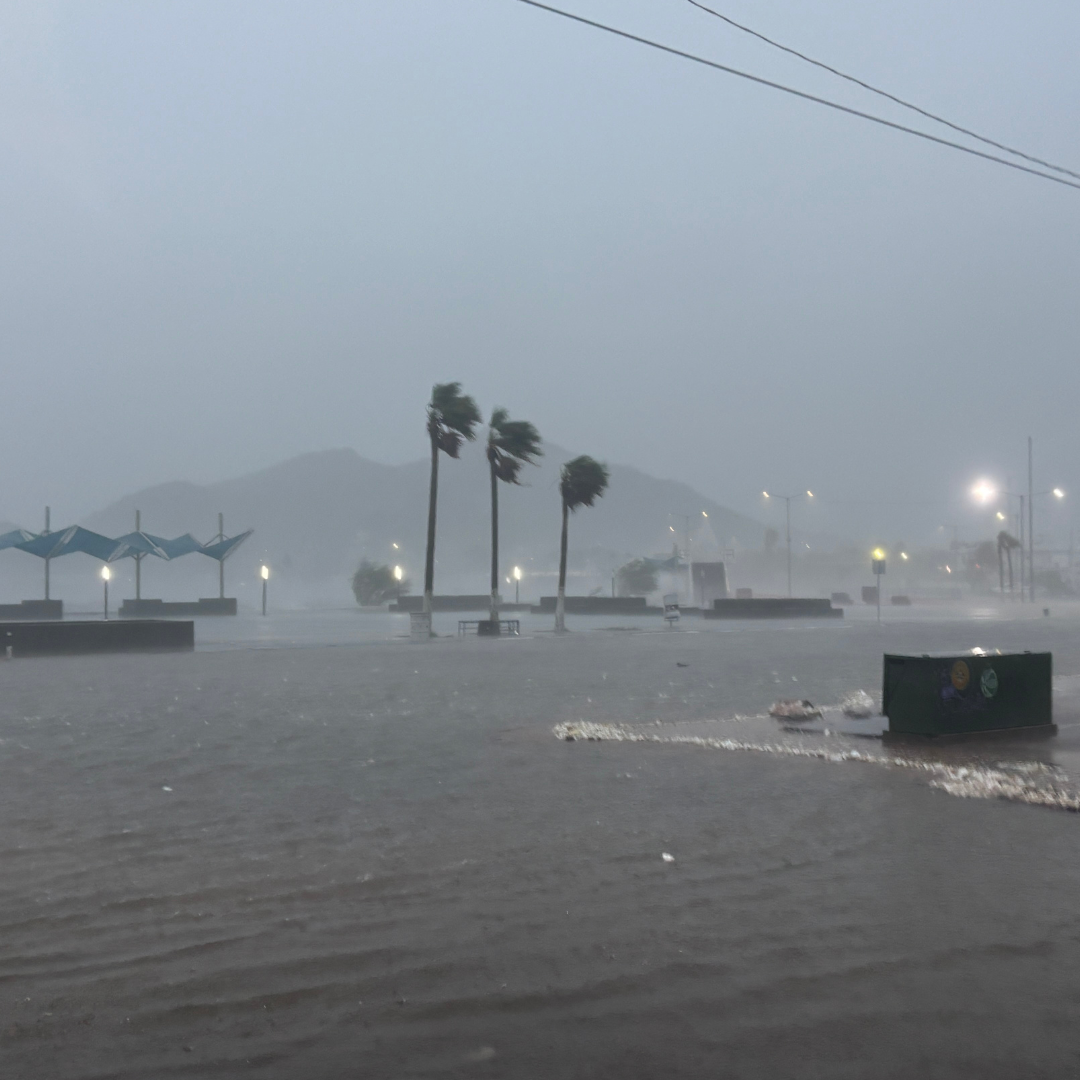 Huracán Polo se Ubica Frente a Guaymas; Se Prevé que se Debilite