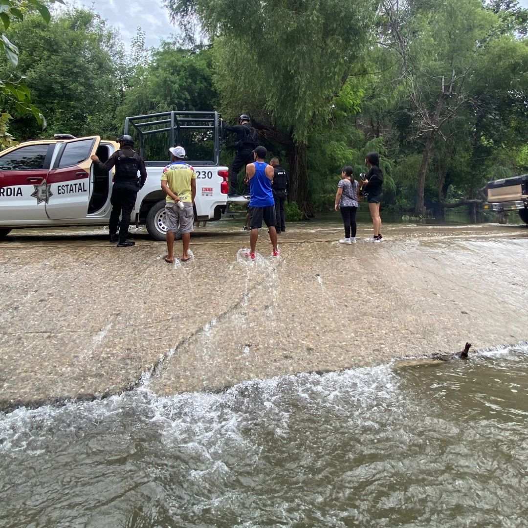 Rescatan del Rio en Ejido la Libertad