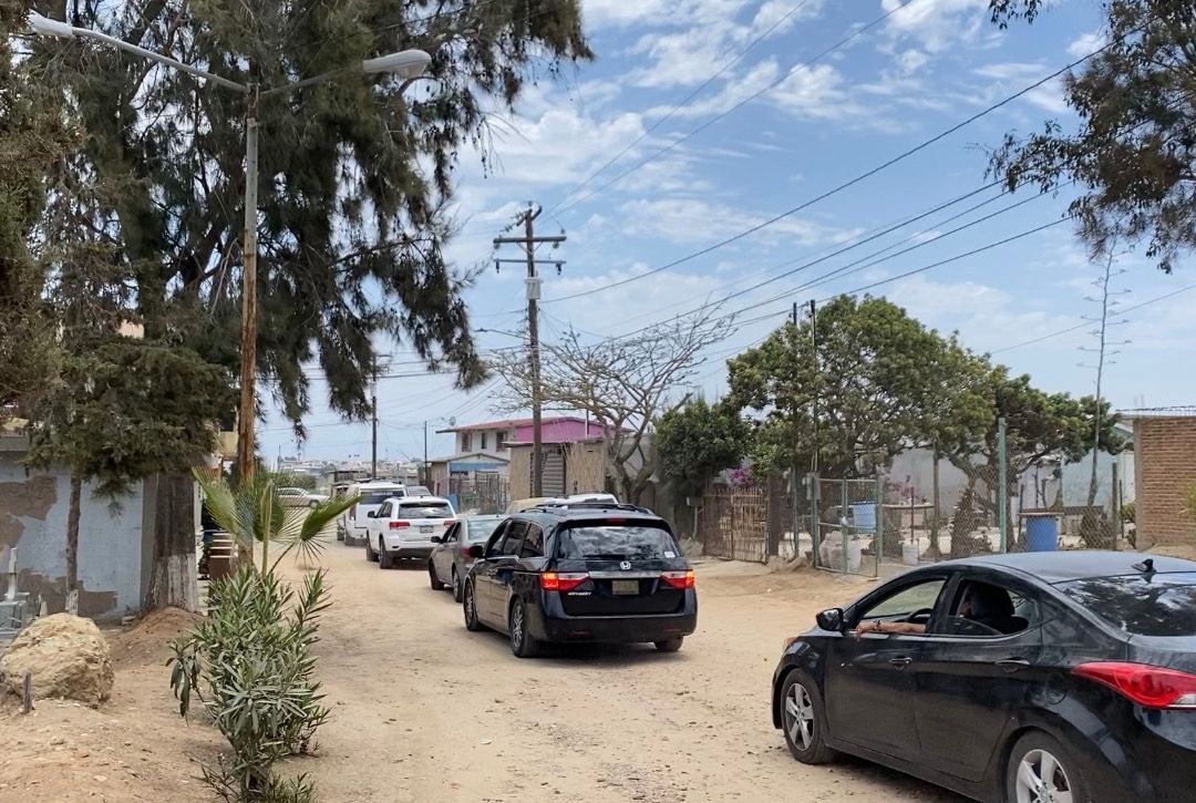 Despiden con Caravana a Conductor Asesinado en Tijuana