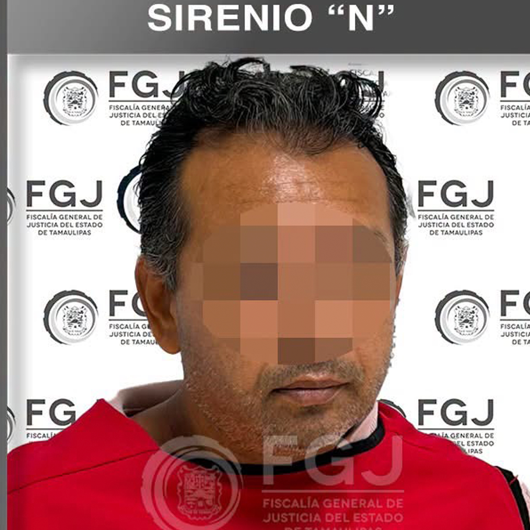 Detienen a Sirenio 'N' por la Presunta Agresión Contra Menor de 11 Años en Tamaulipas