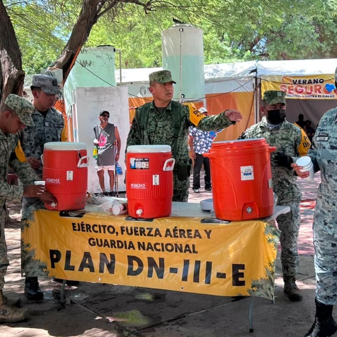 Defensa Activa Plan DN-III-E Ante Altas Temperaturas en Mexicali