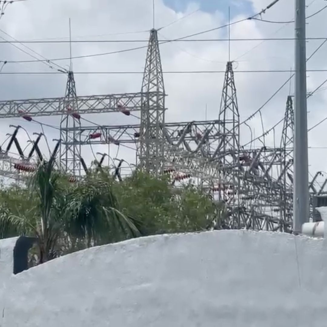 Incendio Subestación de CFE en Reynosa