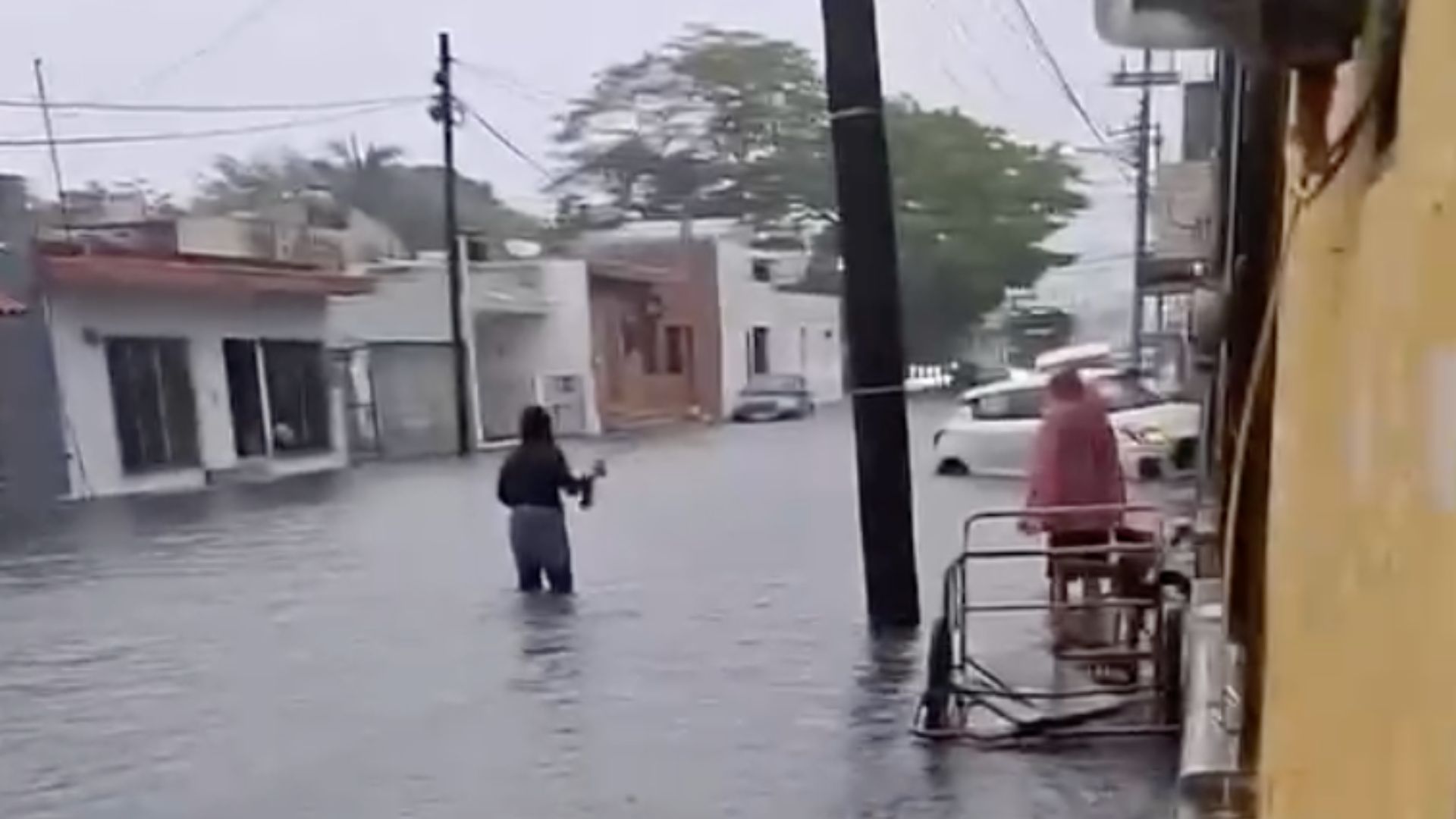Lluvias en Yucatán Deja Inundaciones y Afectaciones en Chelem, Yucalpetén y Puerto de Progreso