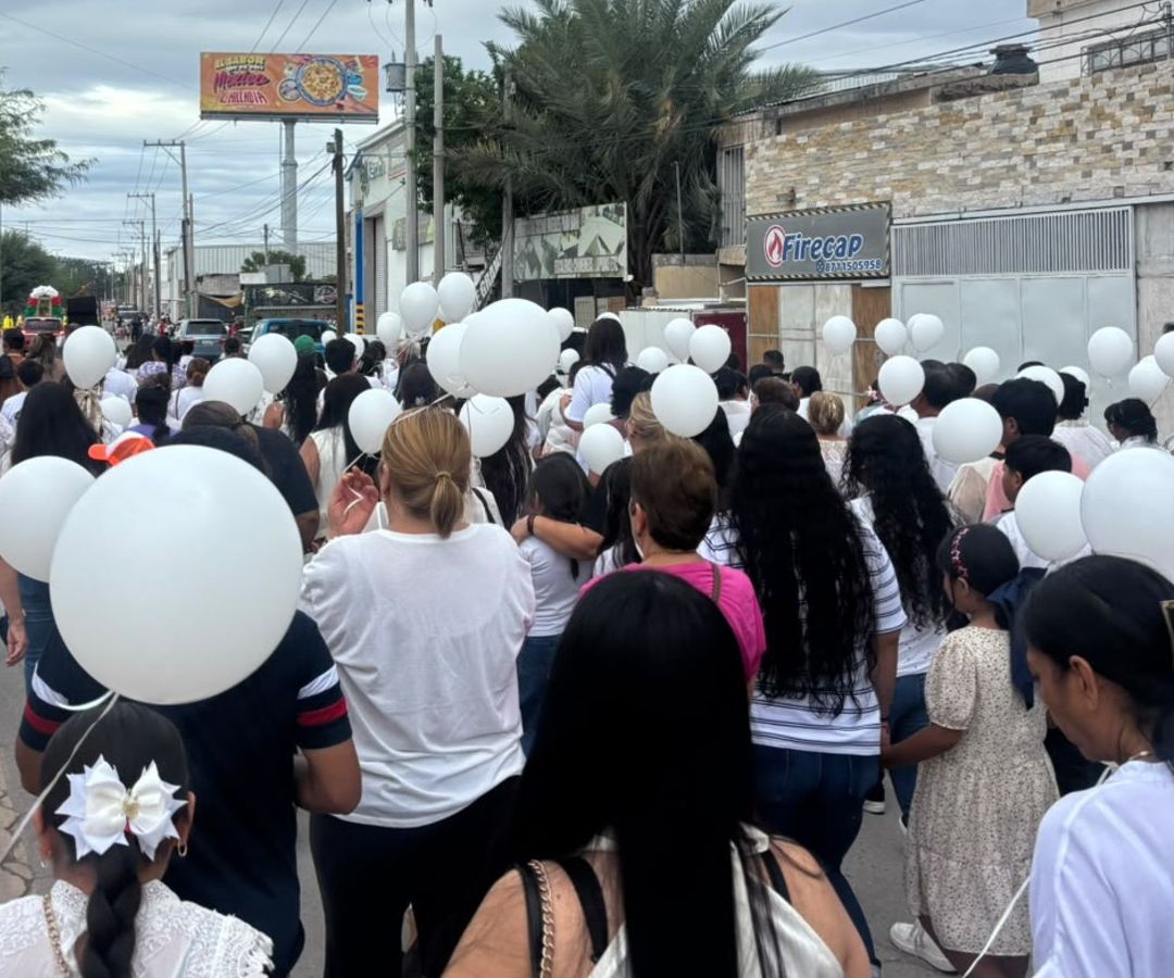 El acto religioso por Nedi Edith fue convocado después de los hechos registrados en el ejido La Unión