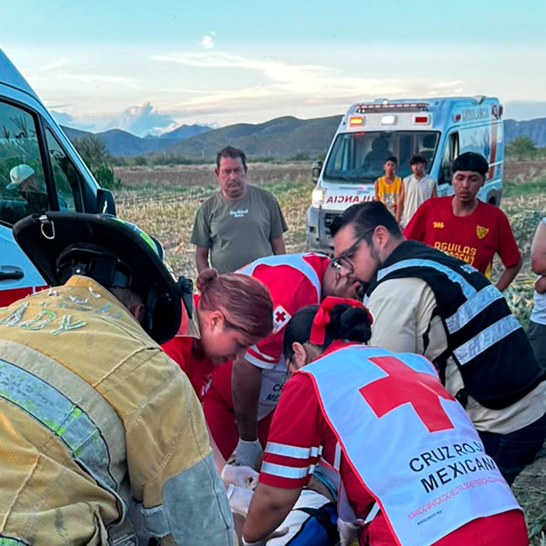 Artemio de 59 años, sufrió la amputación de su pierna izquierda después de los hechos ocurridos en la comunidad de Nazareno