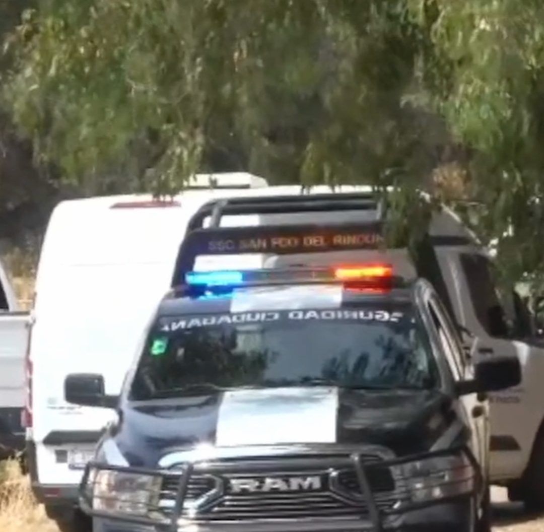 La zona fue acordonada por elementos de Seguridad.