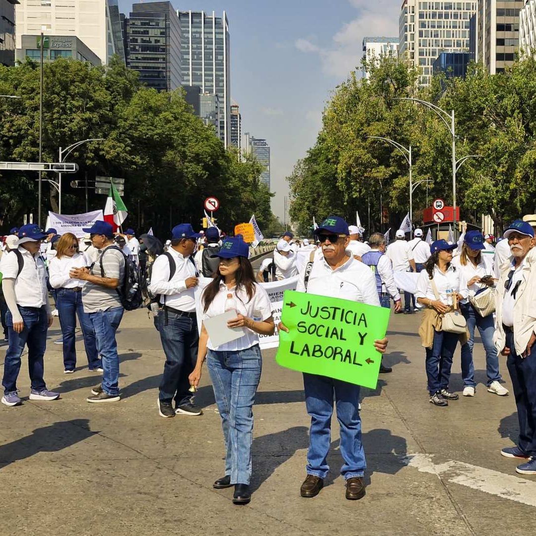 Protesta de la alianza nacional de jubilados en la Ciudad de México, el 25 de mayo 2026. Foto: Cuartoscuro | Archivo