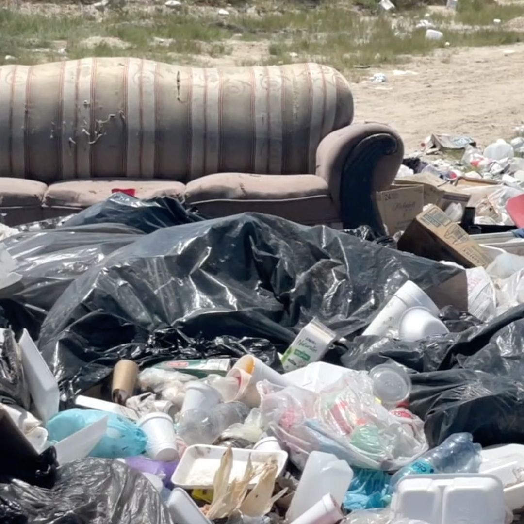 Aumenta Basurero Clandestino Ubicado en Acceso a Playa Bagdad en Matamoros