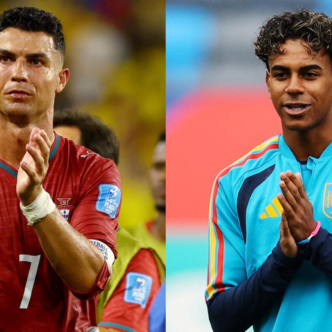 Cristiano Ronaldo de Portugal y Lamine Yamal de España. Partidos de Mañana 2 Julio 2026, cuáles van por TV abierta