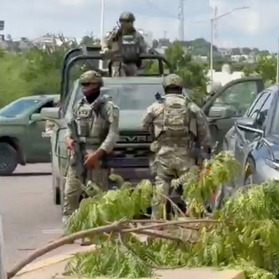 Persecución Deja a Presuntos Delincuentes Detenidos al Sur de Culiacán
