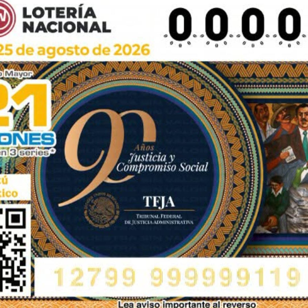 Billete Sorteo Mayor 4023 de la Lotería Nacional del 25 de agosto 2026.